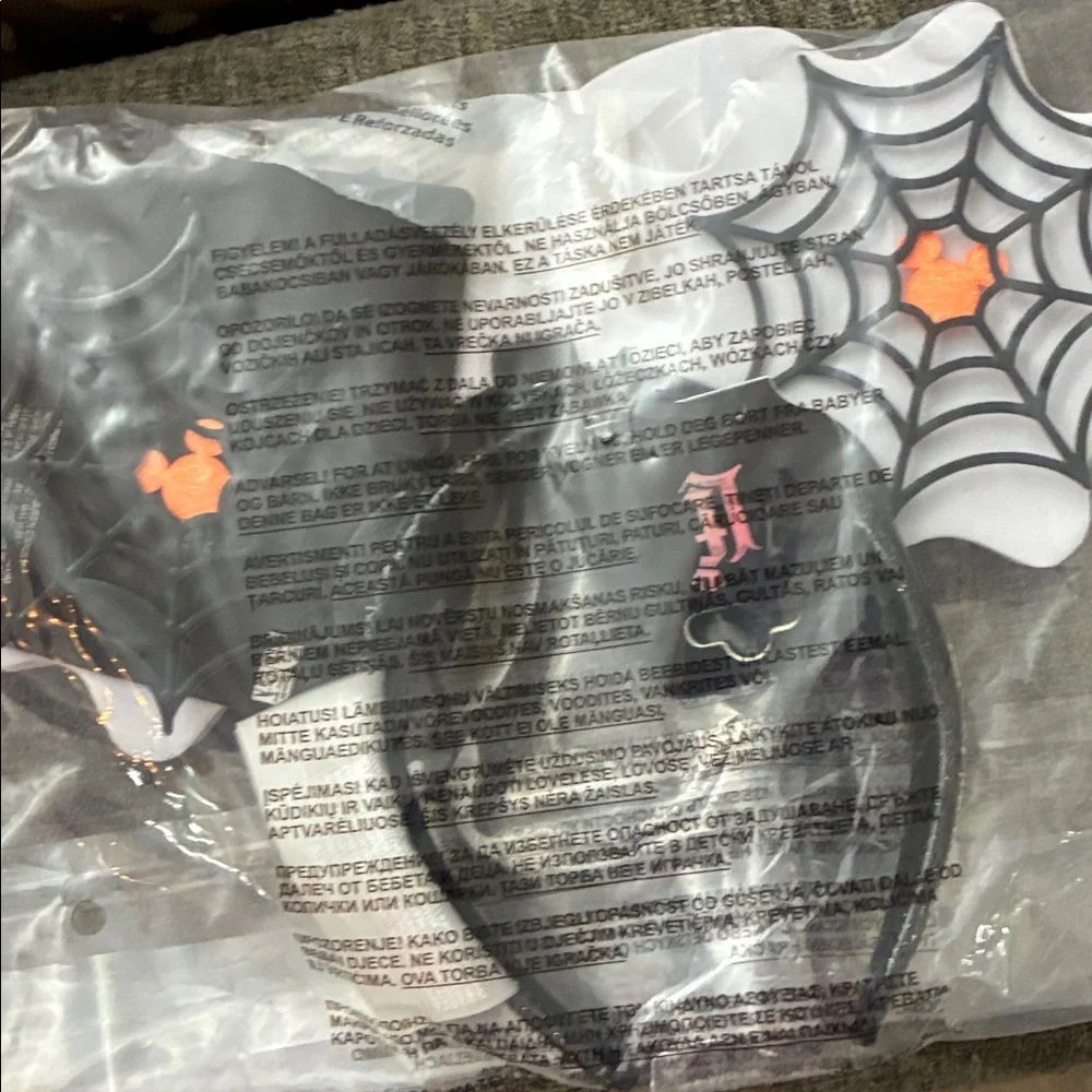 Loungefly Disney Minnie Spider Web Bat ears
